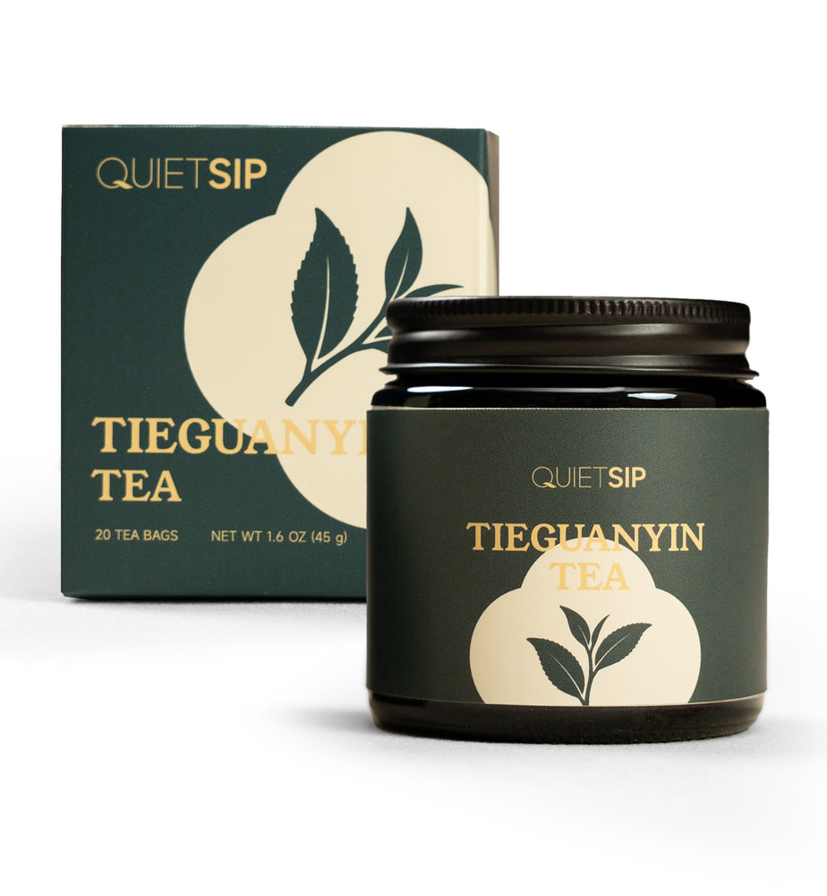 QUIETSIP Organic Tieguanyin Tea, Sweet, Tangy Taste, Caffeinated, Enjoy Hot or Iced