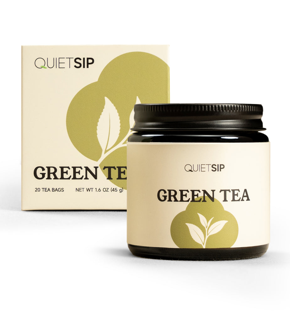 QUIETSIP Organic Green Tea, Supports Everyday Wellness, Healthy & Refreshing