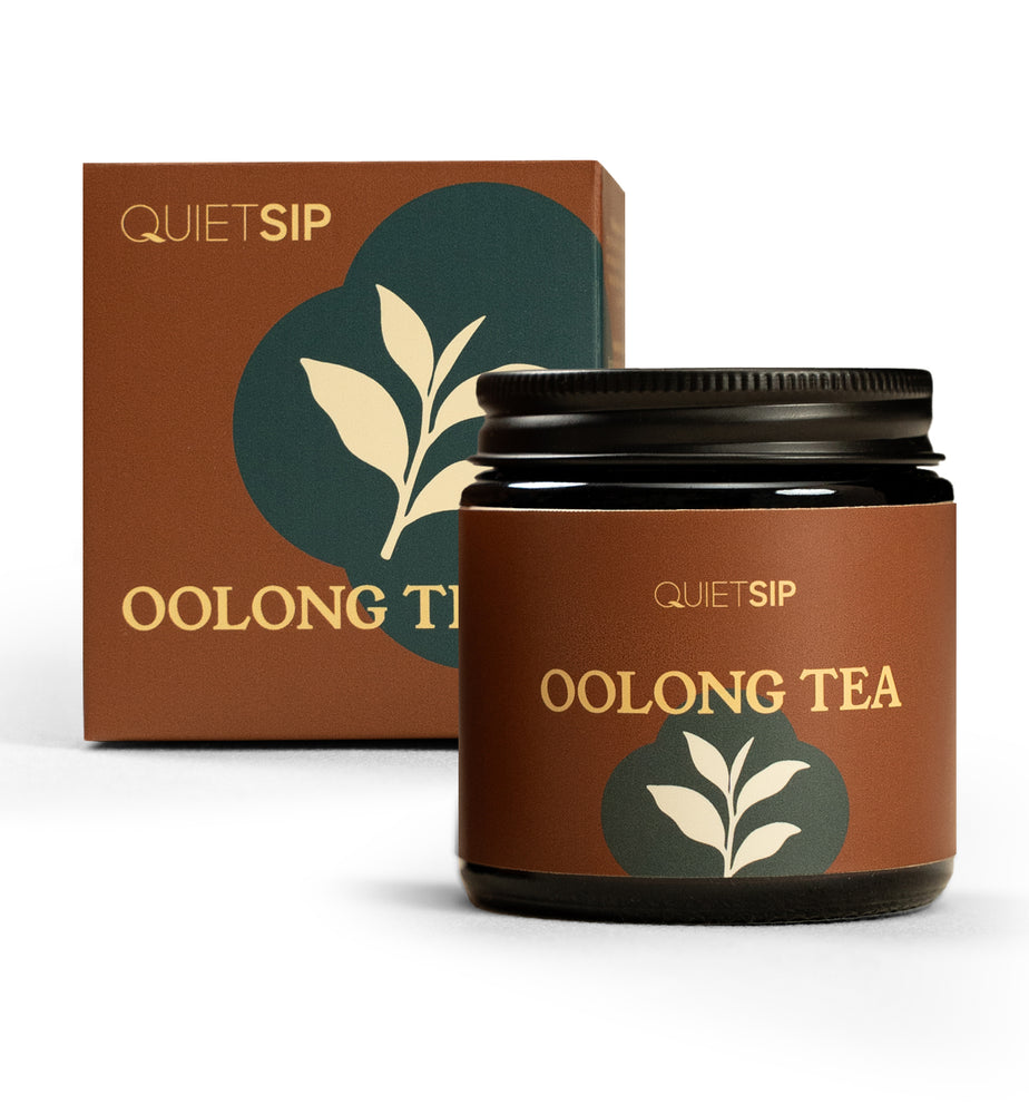 QUIETSIP Organic OOLONG Tea,  Smooth Flavour, Enticing Aroma, Enjoy Hot or Iced,
